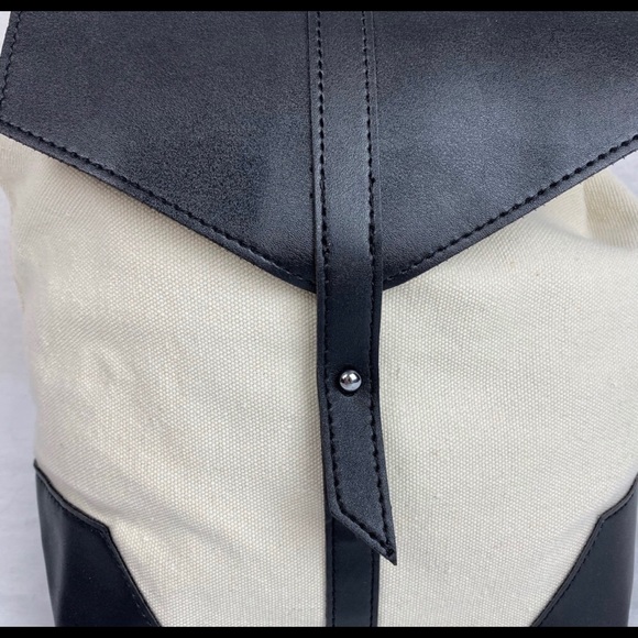 DEUX LUX Vegan & Canvas Satchel Backpack - Picture 5 of 7